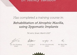 Rehabilitation of Atrophic Maxilla,using Zygomatic Implants